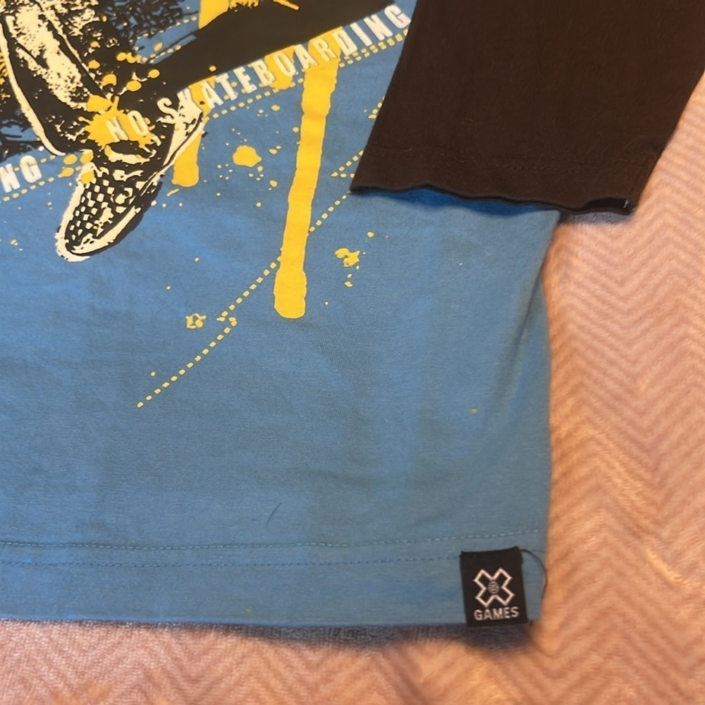 X Games Layered Long sleeve top Like New s 14-16 - Picture 2 of 8